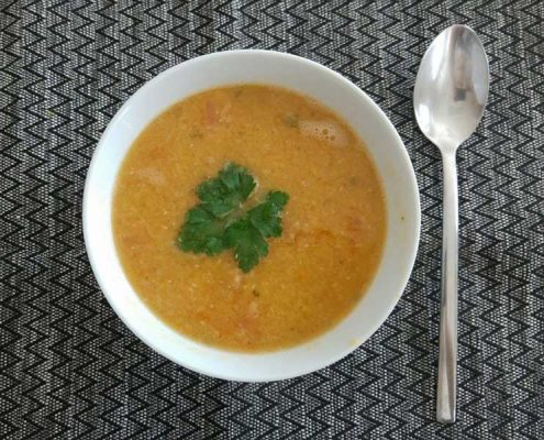 lečina juha vegan