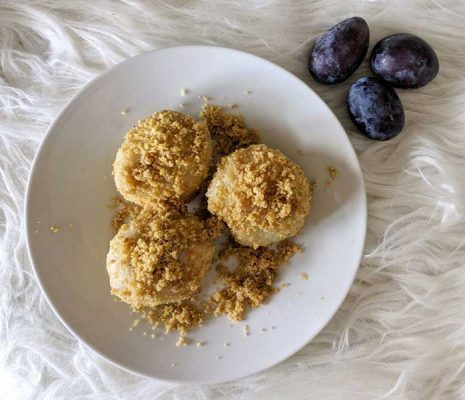 veganski slivovi cmoki