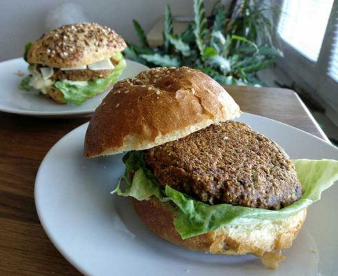 veganski burger