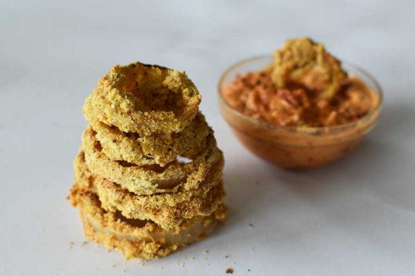 čebulni obročki vegan