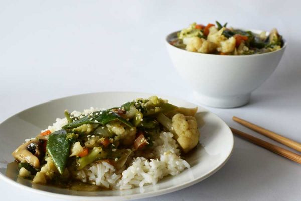 veganski stir fry